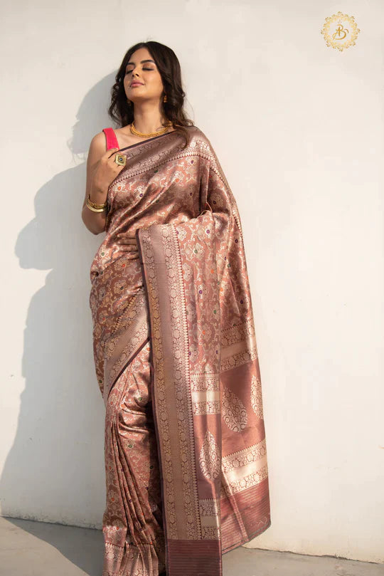 Banarasi Silk Printed Heavy Saree